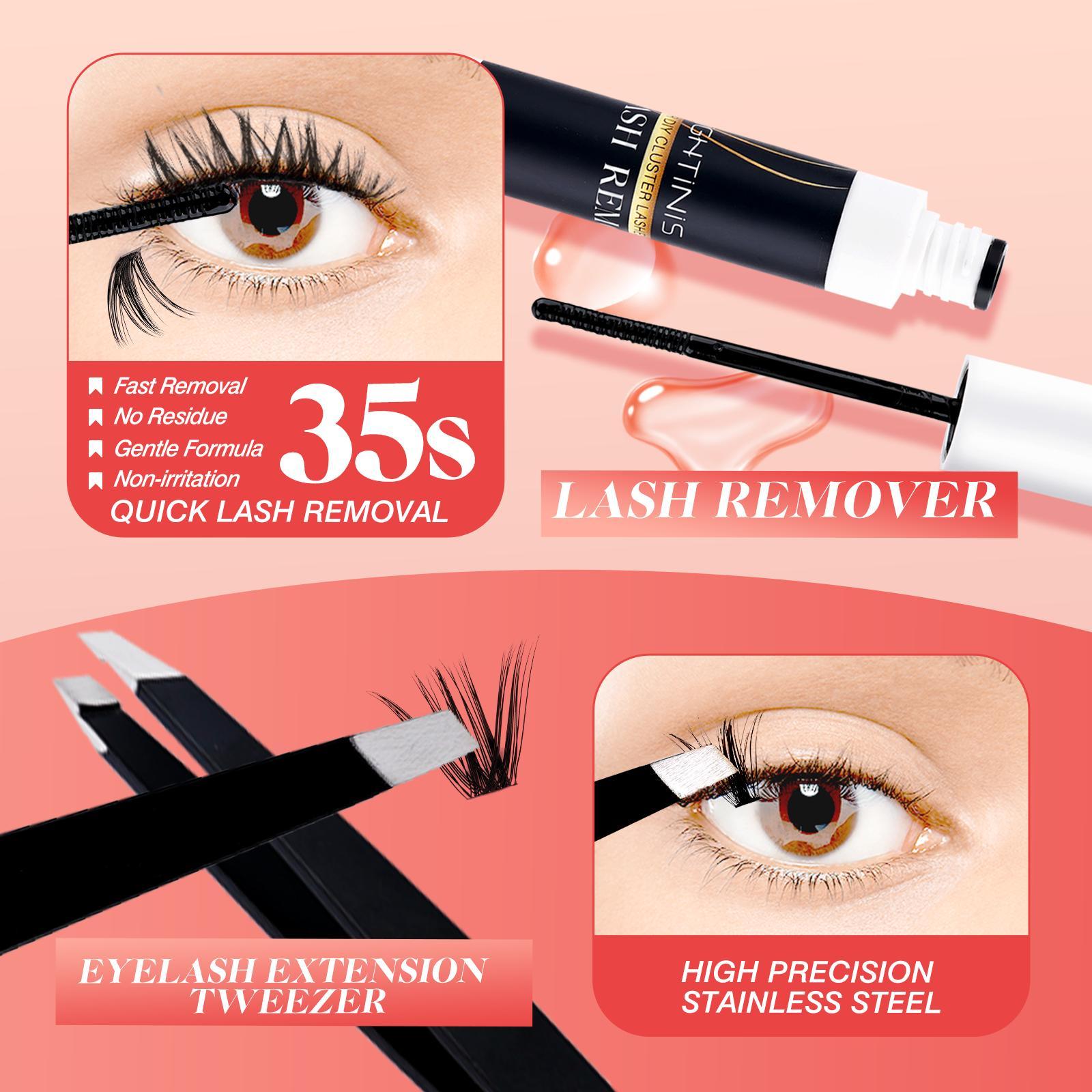 Lankiz 30p/40p/50p Lash Clusters New Arrival and All-in-One DIY Lash Kit- Natural Bloom - Lankiz Official Store