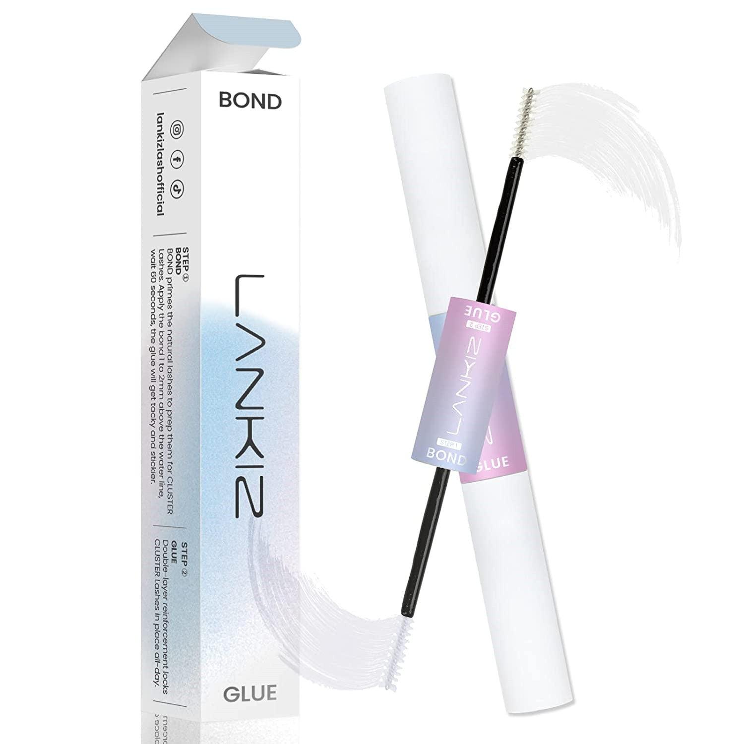 Lash Bond and Seal, Super Hold Cluster Lash Glue for DIY Eyelash Extension & Individual Lashes - Lankiz Official Store