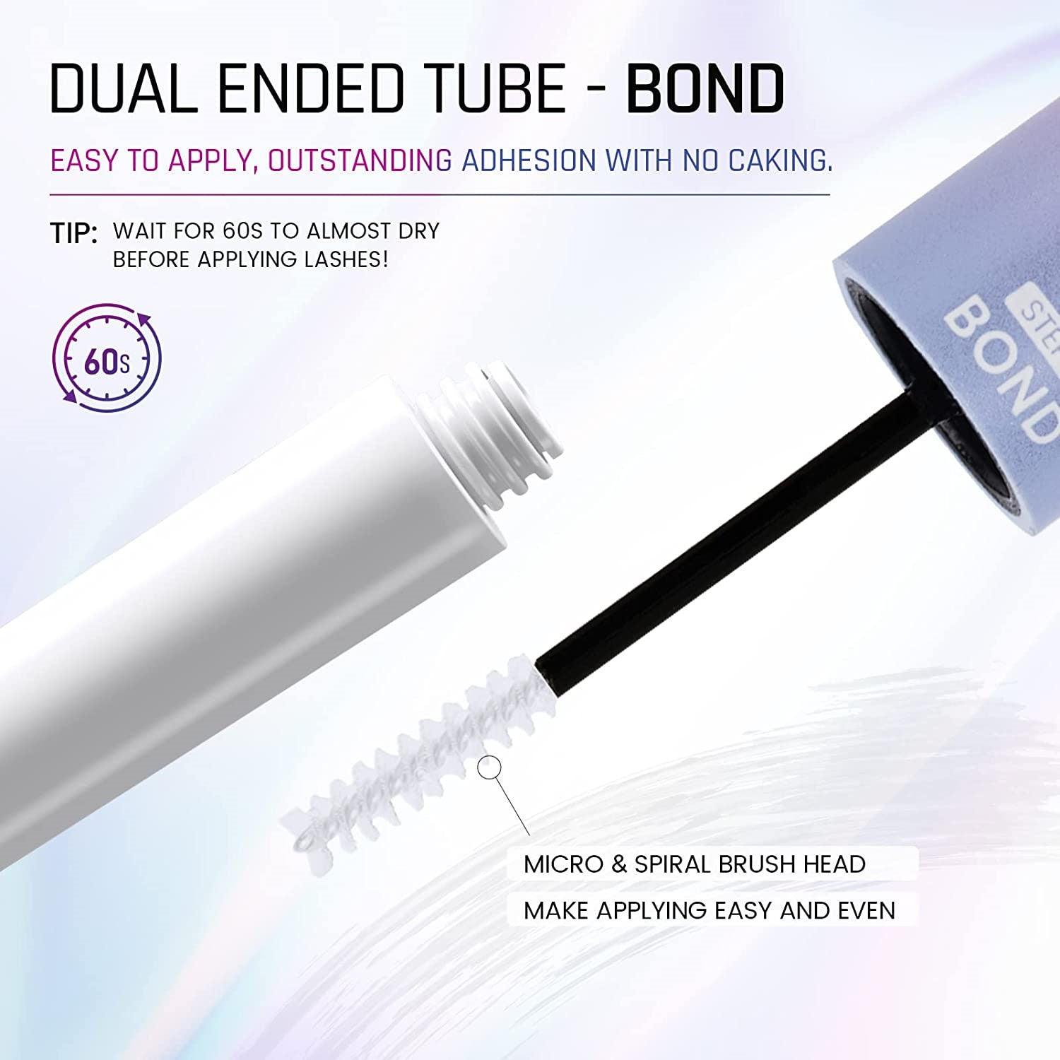 Lash Bond and Seal, Super Hold Cluster Lash Glue for DIY Eyelash Extension & Individual Lashes