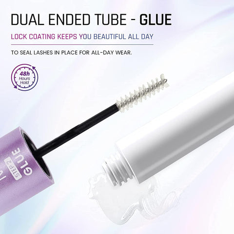 Lash Bond and Seal, Super Hold Cluster Lash Glue for DIY Eyelash Extension & Individual Lashes - Lankiz Official Store